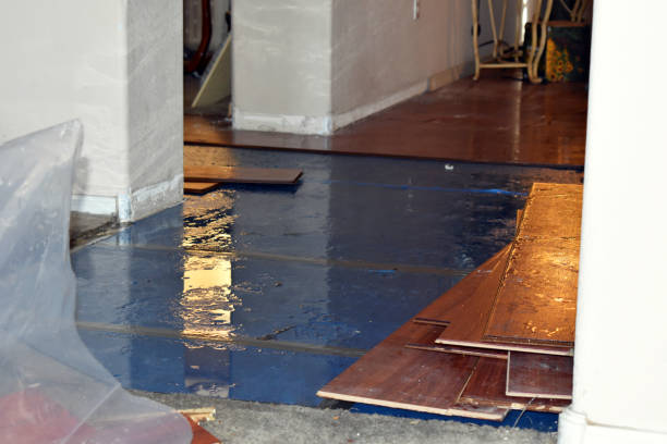 Professional Flood Cleanup technician working in Springtown, PA